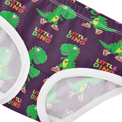 Cute Green Cartoon Dinosaur Black Girls Underwear Toddlers 2t Cotton Cute Panties Girl Animal Briefs Kids Undies4
