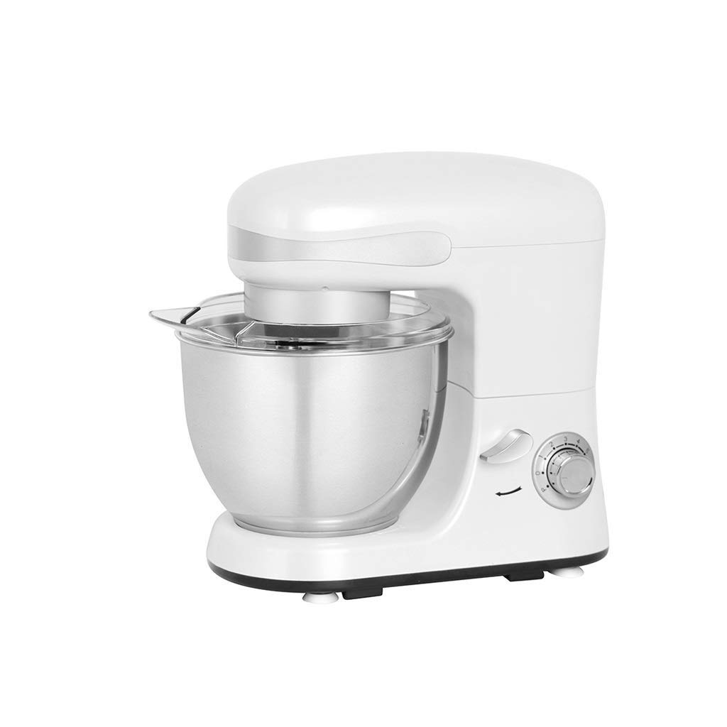 MaGiLL Egg Beater - Deluxe Electric Hand Mixer with Snap-On Storage Case Beaters Whisk Bowl Rest White fine