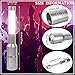 4 Pieces Bottle Service Light Rechargeable Strobe Baton Lights Reusable Handheld Champagne Bottles Services Sparklers Topper for Bar Nightclub Concert Event Weddings Parties Supplies(Silver)