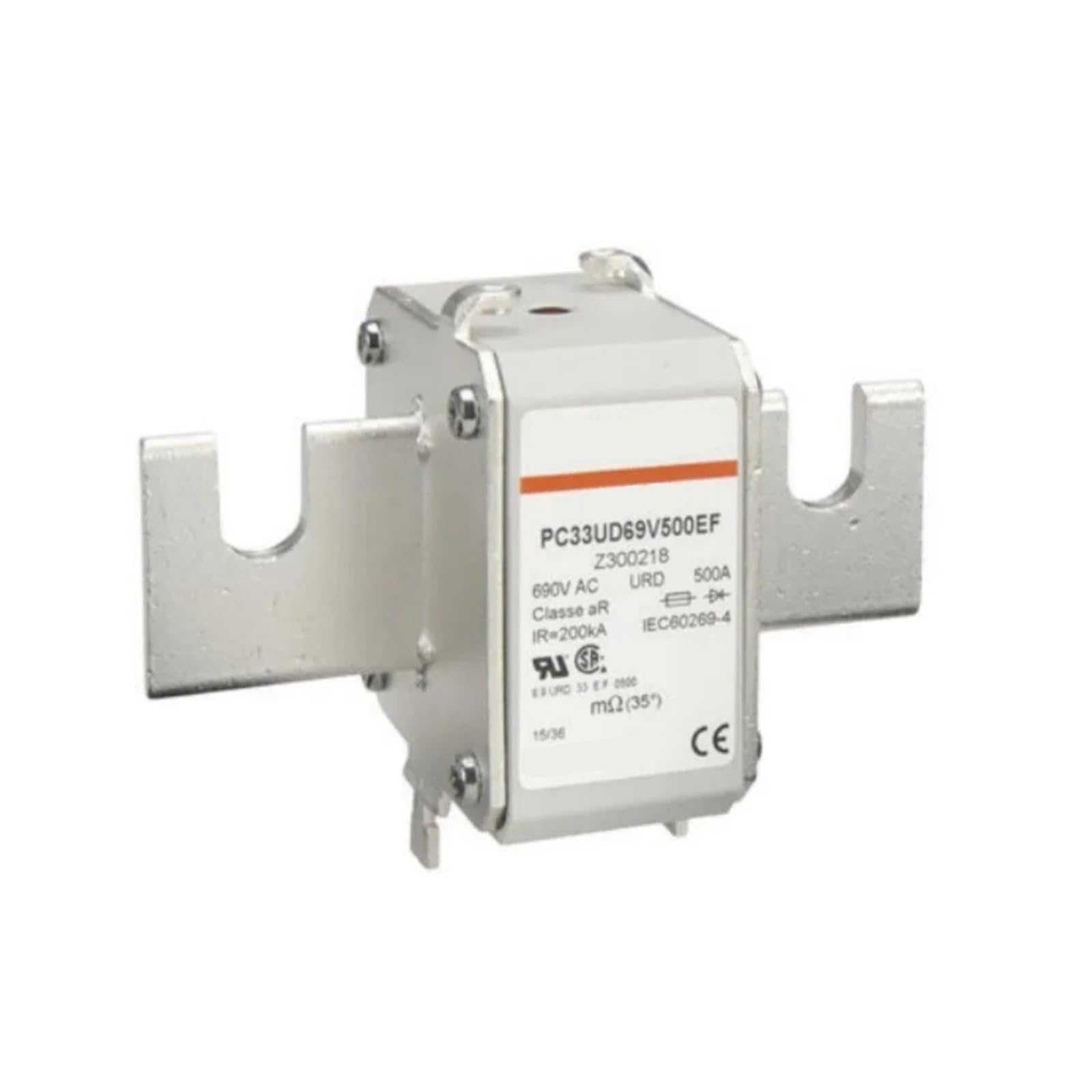 Fusible PC33UD60V1500EF cartouche ultra-rapide H300226 et fusible PC33UD60V1600EF