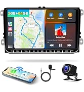 2G + 64G Hikity 9" HD Android Autoradio voor VW Golf 5 Passat Polo Tiguan Touran Caddy Skoda met ...
