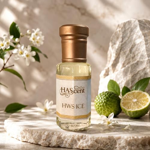Image of Hws Ice Attar, Fresh Aquatic Perfume Oil for Men & women, (6ML) | 100% Alcohol-Free Attar. Long Lasting. Premium Fragrance.