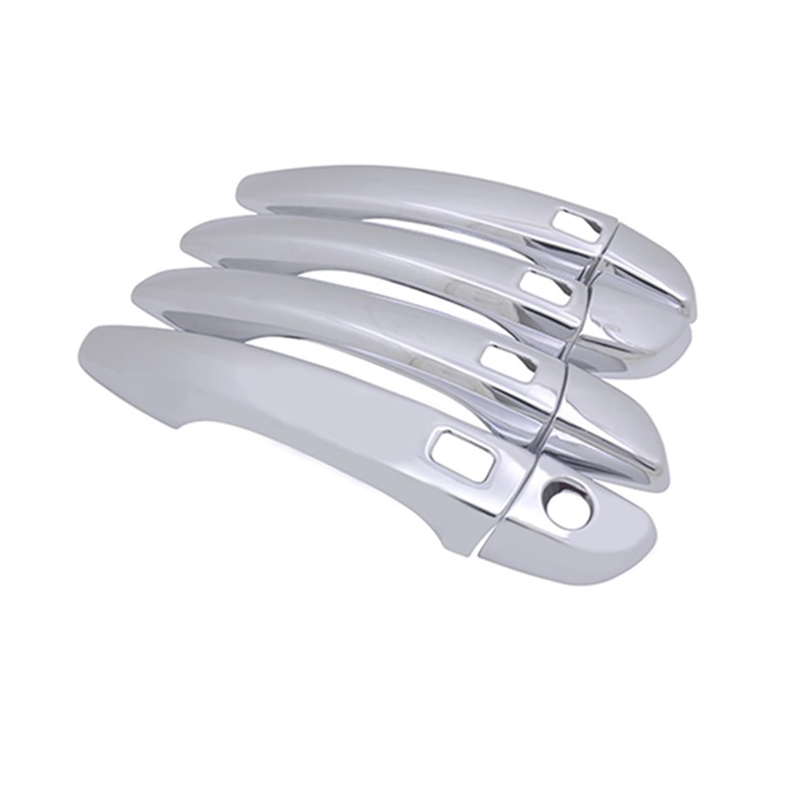 Drezzo Car Exterior Door Handle Chrome Car Handel Bowl Cover Trim for Peugeot 5008 SUV MK2 2017-2019(HandelBowl 2 Keyless)