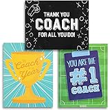Qué incluye: Viene con 3 tarjetas de agradecimiento gigantes para tu entrenador.
