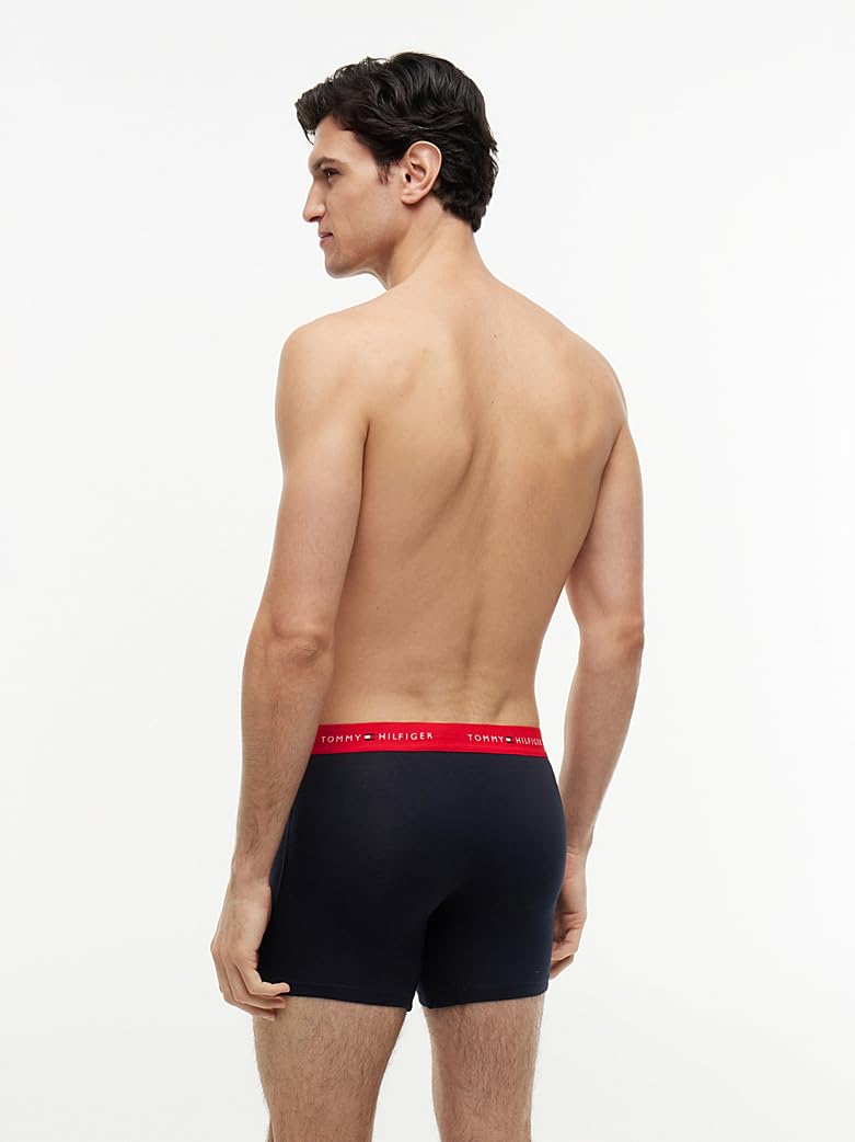Tommy Hilfiger 3p Boxer Brief WB Bóxer Hombre (Pack de 1)