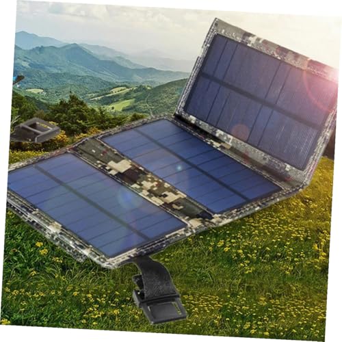 Cargador solar plegable USB resistente con panel solar ligero para exteriores 4