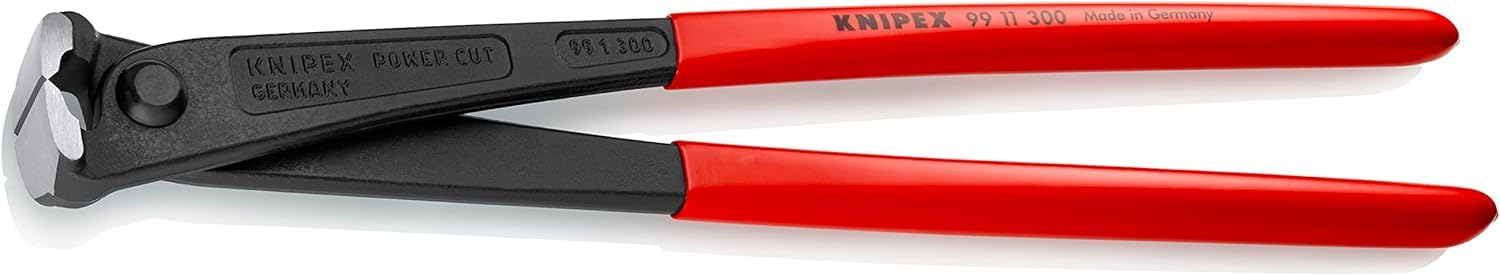 KNIPEX High Leverage Concreters' Nipper High Lever Transmission Self-Service Card with Plastic Coating 300 mm, 99 11 300 SB