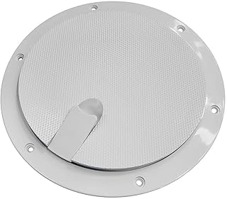 Sea-Dog Pop-Out Textured Deck Plate - White - 8