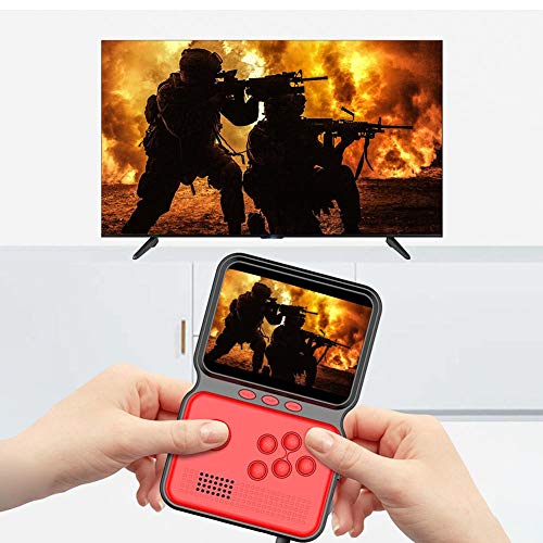 ZXCVBNM Controlador de jogos M3 de 7,6 cm, recarregável, retrô, portátil de 16 bits, suporta 5 emula
