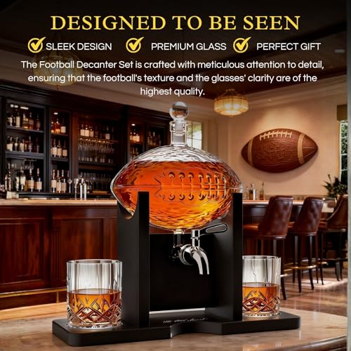 Carafe à décanter les liqueurs pour éviter l'altération des saveurs du scotch