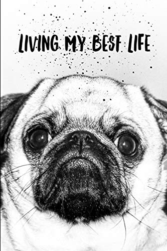 Living My Best Life: 6"x9" Cute College Ruled Lined Composition Notebook Journal