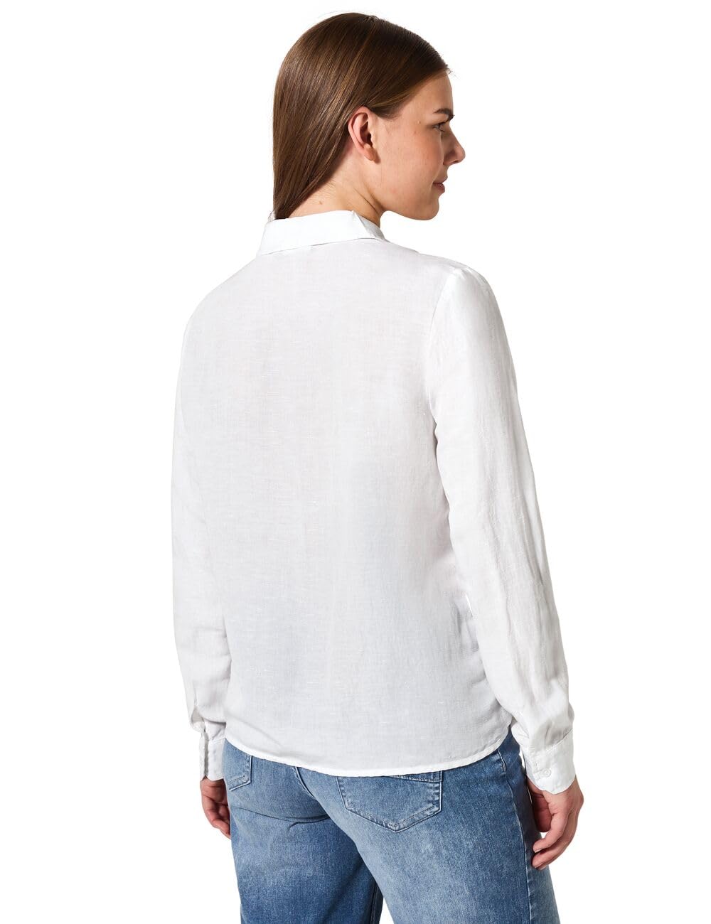 Cecil Damen Bluse mit Knoten am Saum