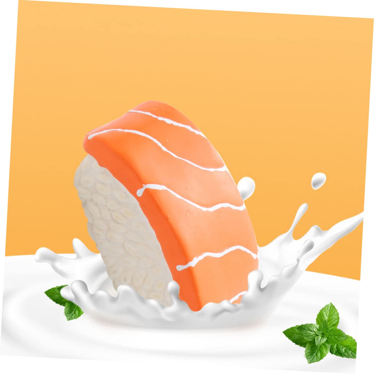 Sosoport 15piezas Juguetes para Perros De Natural De Diseño De Sushi Interactivos y Resistentes Juguetes De Masticación para Cachorros para Limpieza