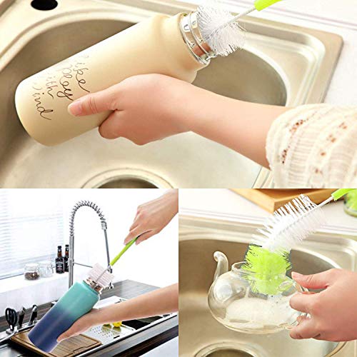 flaschenbürste lang reinigungsbürsten flasche bürste lang bürste 5 Stück flexible bürste flaschen reiniger Shisha… – Bild 7