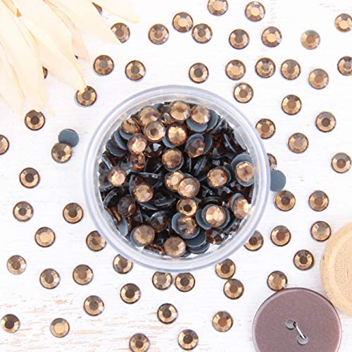Threadart Brown SS20 (5mm) Hot Fix Rhinestones 288/pkg