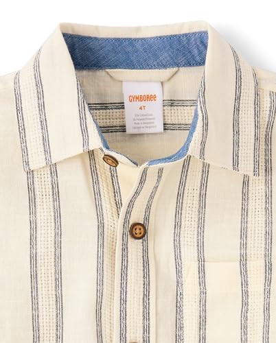 Image of Gymboree,Matching Family Short Sleeve Button Up Shirt