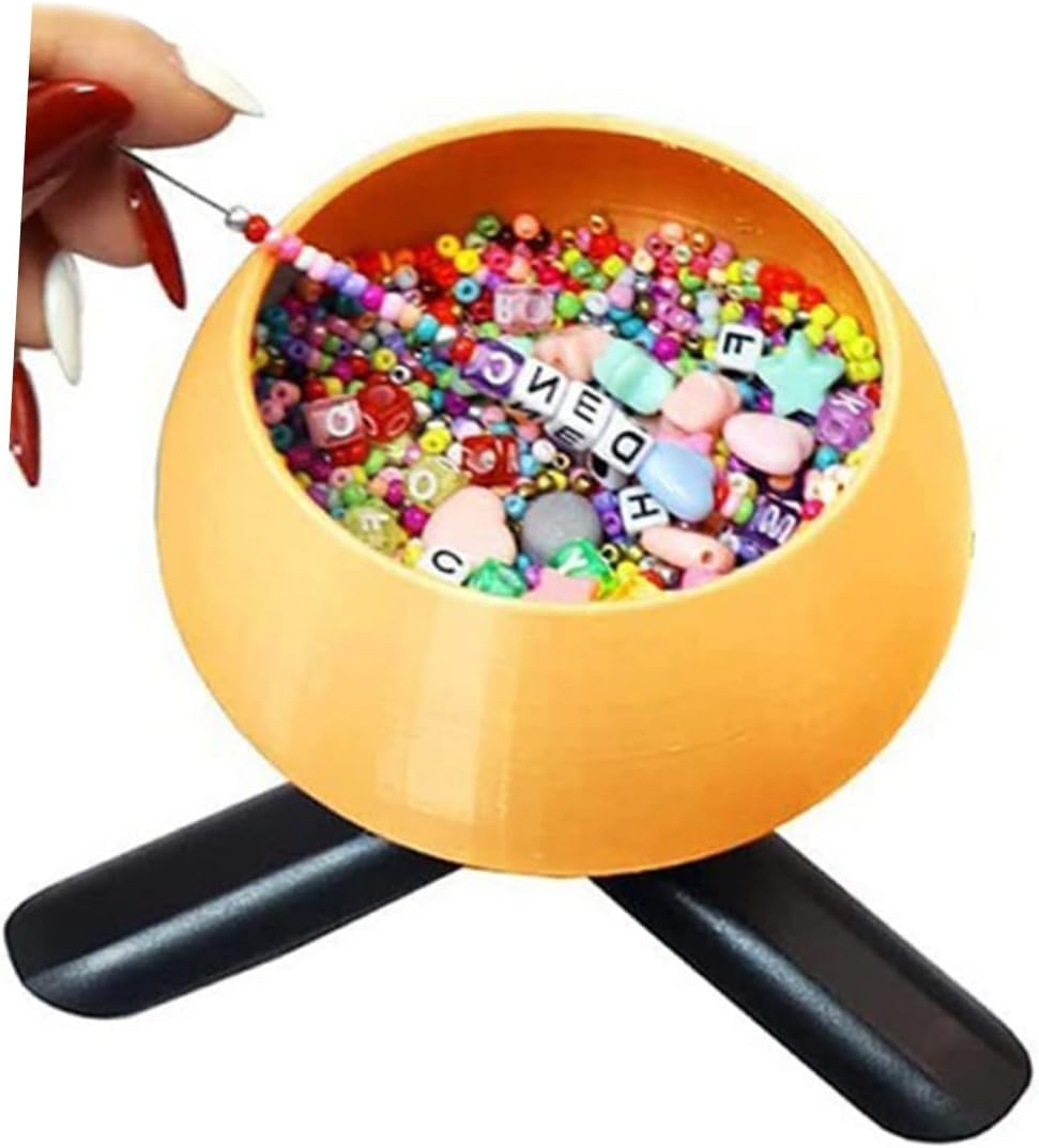 CORHAD Beaded Beads Stringing Bowls Beading Tool Needles Jewelry Making Device Easy Operation