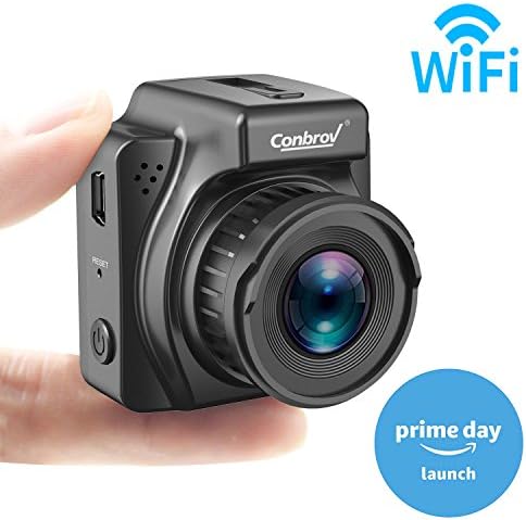 Car Dash Cam Conbrov DC80 1.5" HD 1080P Dashboard Camera Recorder with Color Night Vision, Wifi, GPS, Motion Detection, Parking Monitoring and WDR Superior Video, SD Card Not Included