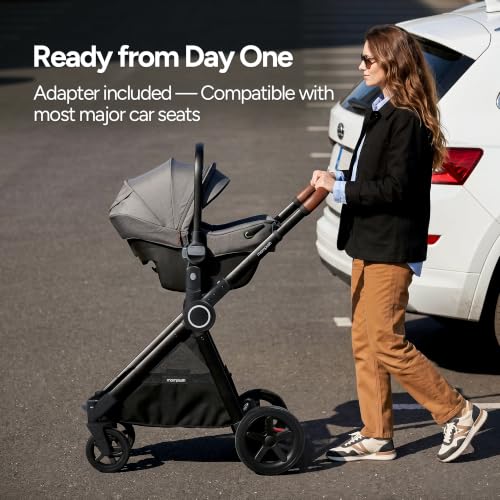 Image of Mompush Ultimate2 Full-Size Stroller with Bassinet, Newborn to Toddler