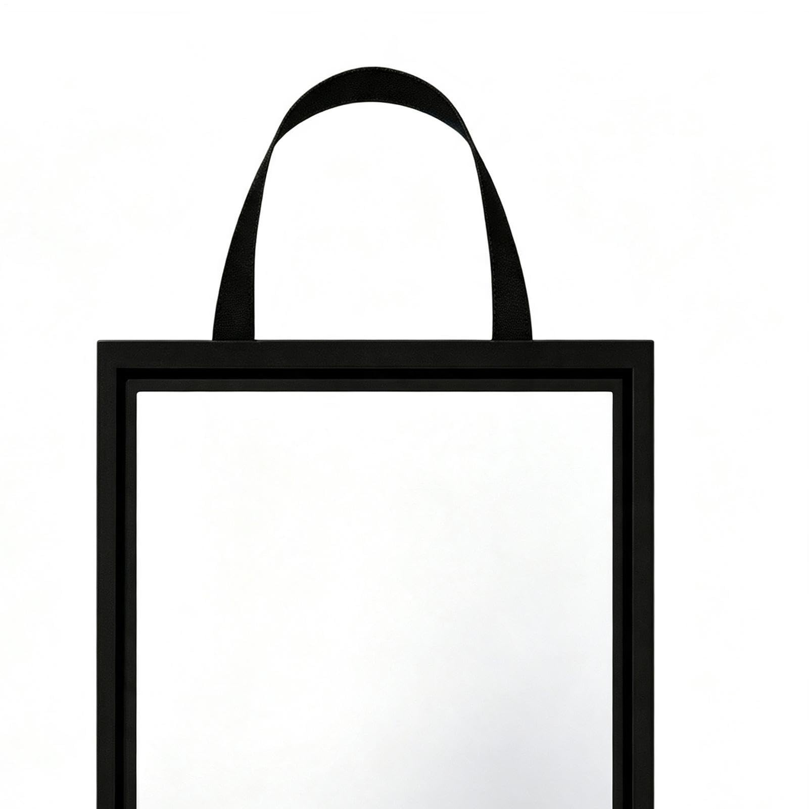 Specchio Corpo Intero 116,84 x 30,48 cm Portatile Pieghevole a Tre Ante
