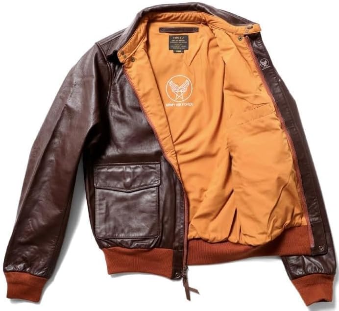 ヒューストン] A-2 LEATHER JACKET 8173 ffa ジャケットサイズ感