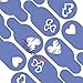 Hearts Variety Nail Vinyls By Twinkled T - 1 Sheet of 24 Stencils