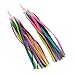 Peakpet 1 Paar Fahrrad Lenker Streamer Lenkerfransen Fahrradlenker Quasten Kinder Roller Streamer Bändchen Luftschlangen Bike Dekoration (Farbe 1)