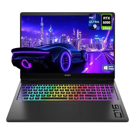 HP OMEN MAX Gaming Laptop, Intel Ultra 9-275HX, 32 GB DDR5 RAM, 1 TB PCIe SSD, 16" WUXGA (1920 x 1200) 165 Hz Display, Nvidia G-Force RTX 5090, 1-Zone RGB Backlit Keyboard, W11 Pro, Shadow Black