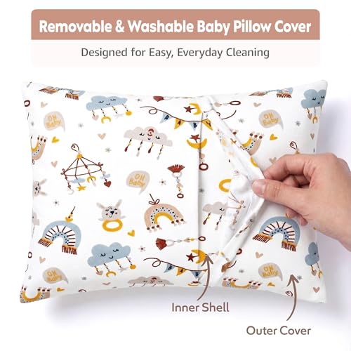 Image of A Cherry Soft Comfort Cushion for Toddlers (2+ Years) | Cotton Cover | Washable | Lightweight | Unisex