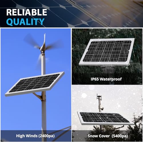Image of Mighty Max Battery 10 Watt Monocrystalline Solar Panel Charger Compatible with Deep Cycle Battery