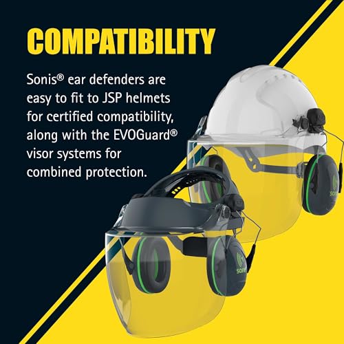 JSP SONIS 1 Casque Antibruit sur Casque, Compatible EVO, 26 dB SNR – vue 4