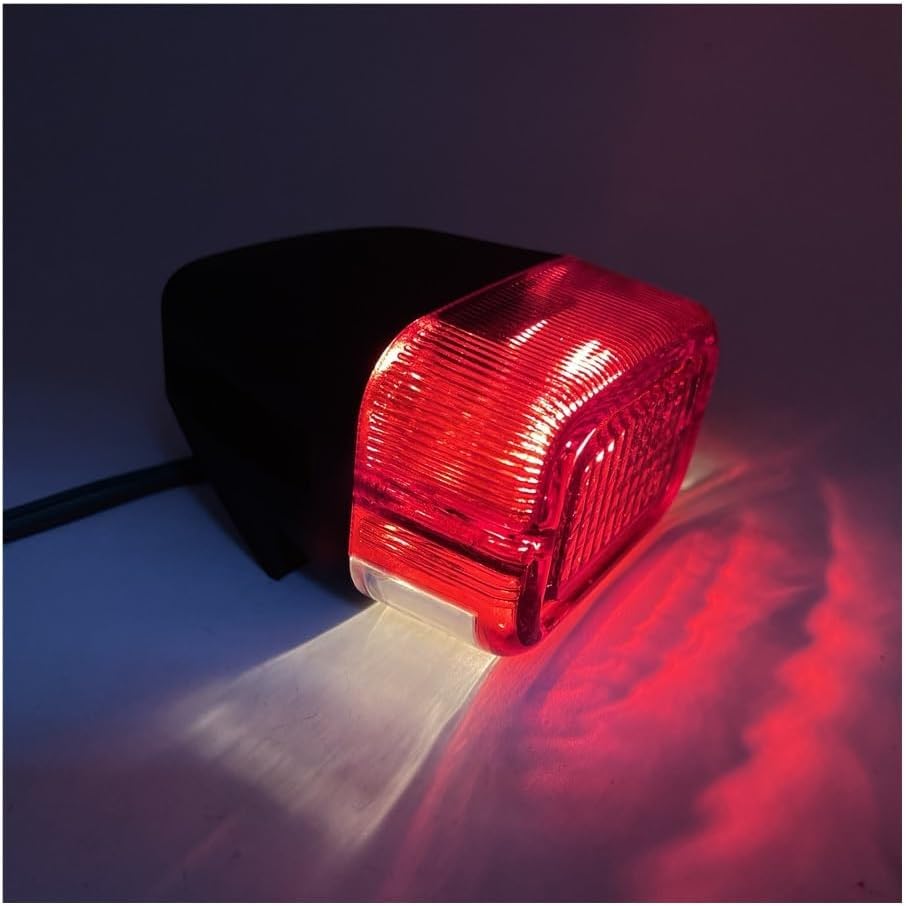 Amazon | LEDテールランプ ヤマハ XG250 XG 250 トリッカーウインカーリアフェンダーマッドガードマッドフラップ ナンバープレートテールライトサポートターンライトホルダー (Color : A) | テールランプ | 車＆バイク オートバイ用一体型ブレーキライト トリッカー XG250用 バイク用リアテールブレーキライト モトクロスナンバープレートバルブインジ