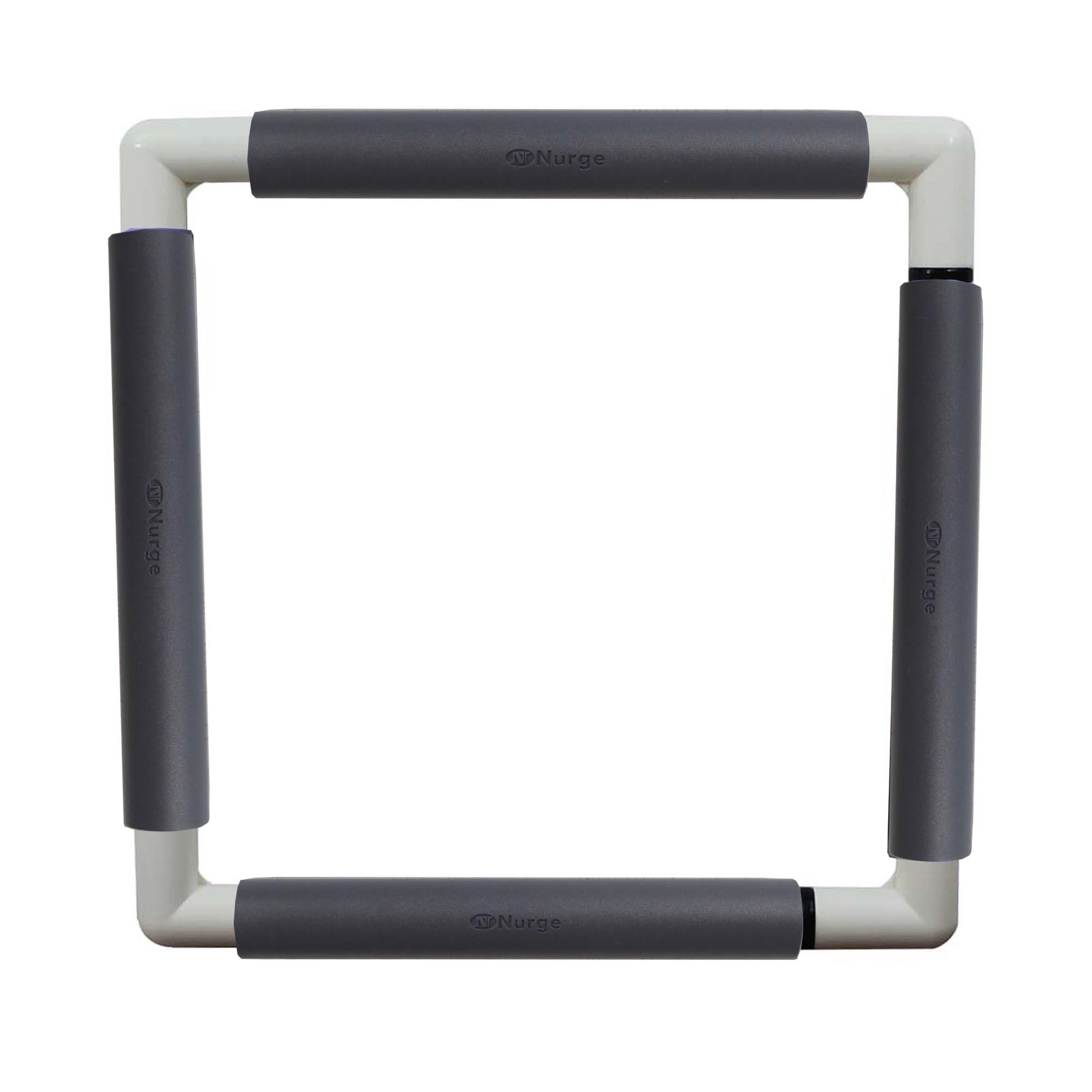 Whitecroft Essentials Grey Nurge Embroidery Snap Frame Lightweight Cross Stitch Tapestry Needlework Hoop 29Cm X 29Cm (Grey)
