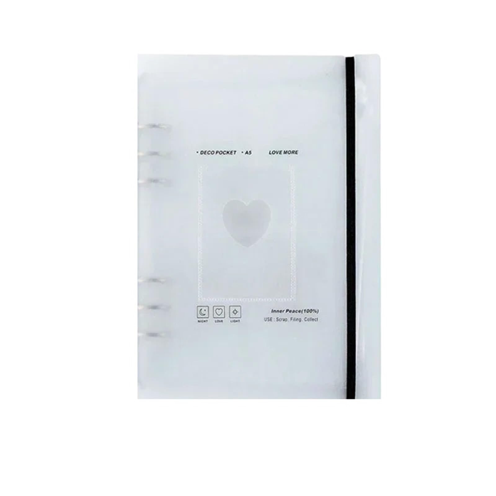 A5 Photocard Binder Cover Kpop Photo Album Simple Card Collect Book Loose-leaf For Photo