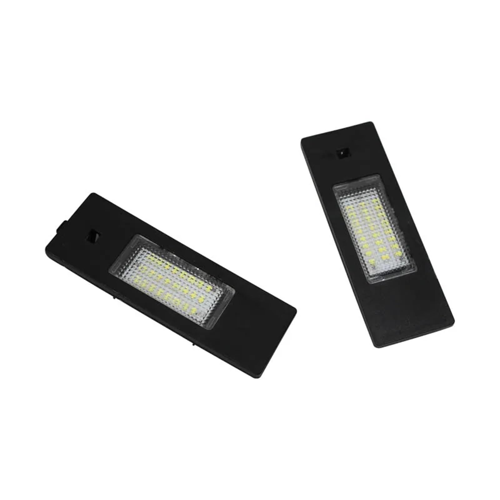 LED Placa de Matrícula Etiqueta 2 piezas Uso apto para BMW Serie 1 E81/E87 3 puertas/5 puertas hatchback 2004-2011 Lámpara de luz matrícula