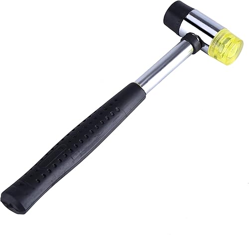 Miniatura 3 de Mandril de anillo, herramienta de medición de mandril, martillo de goma de joyería con anillo de acero inoxidable, juego de medidores de mandril de