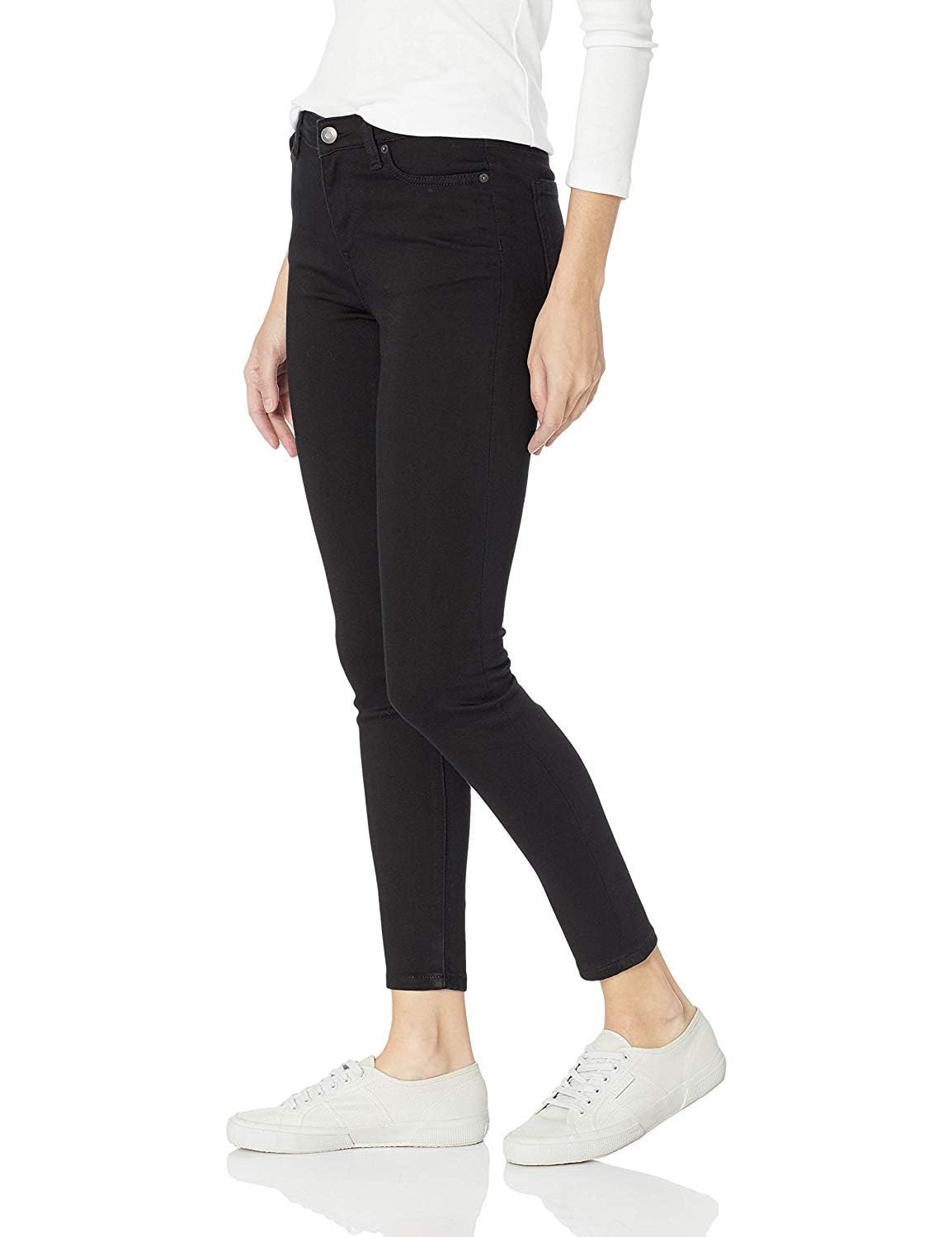 Amazon Essentials Jeans Skinny Elasticizzati a Vita Media - Colori Fuori Produzione Donna