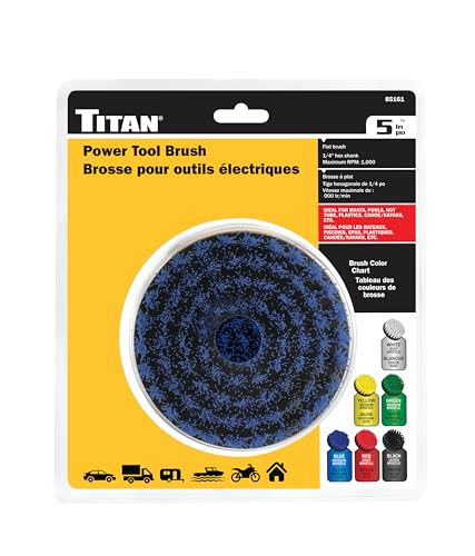 Brosse pour perceuse grand format 12,7 cm Titan 85161 robuste - 7