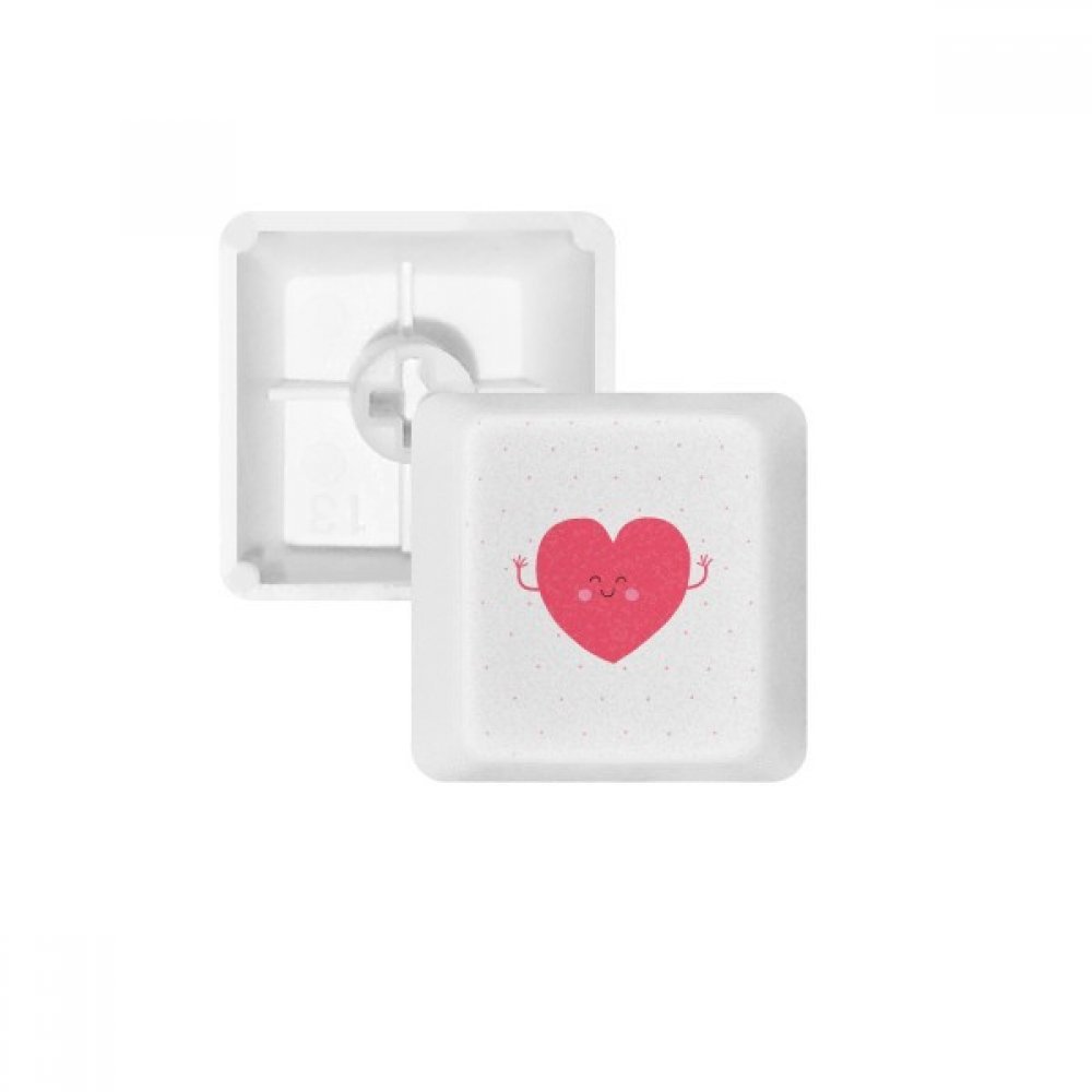 Teclas PBT rosa de San Valentín: alegra tu escritorio con el perfil OEM de DIYthinker 4