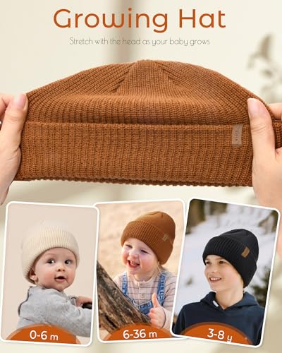 Furtalk Toddler Beanie Baby Boys Girls Beanies Kids Winter Hats Children Knit Warm Caps thumb #2