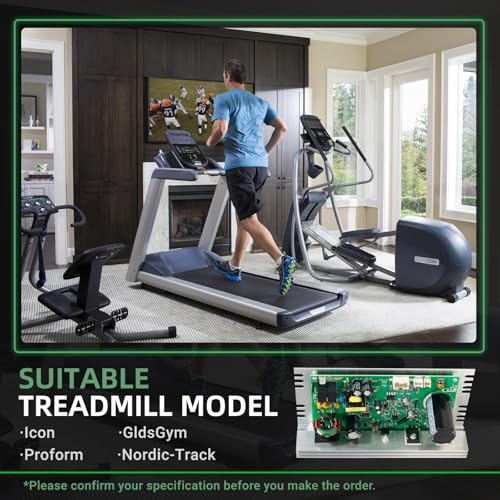 VORGENS MC1618DLS 406075 Treadmill Control Board Motherboard, Compatible with Icon|GldsGym|Proform|Nordic-Track Treadmill #Replace White Sockets ZE0822 Treadmill Motor Controller Circuit Board - Thumbnail 3