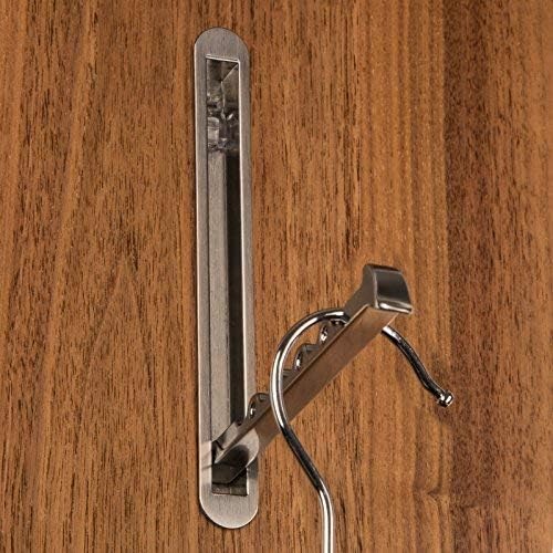 Modern Folding Hook ZILLY to Embed White HxW 140 x 16 mm Borehole Spacing 128 mm Clothes Rack