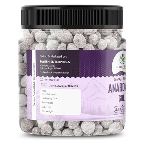 Image of Earthy Eats Anardana Goli 1000 G| Sweet and Tangy Digestive Treat | Authentic Indian Mouth Freshener | Made with Pomegranate Seeds and Spices l For Kids and Adults