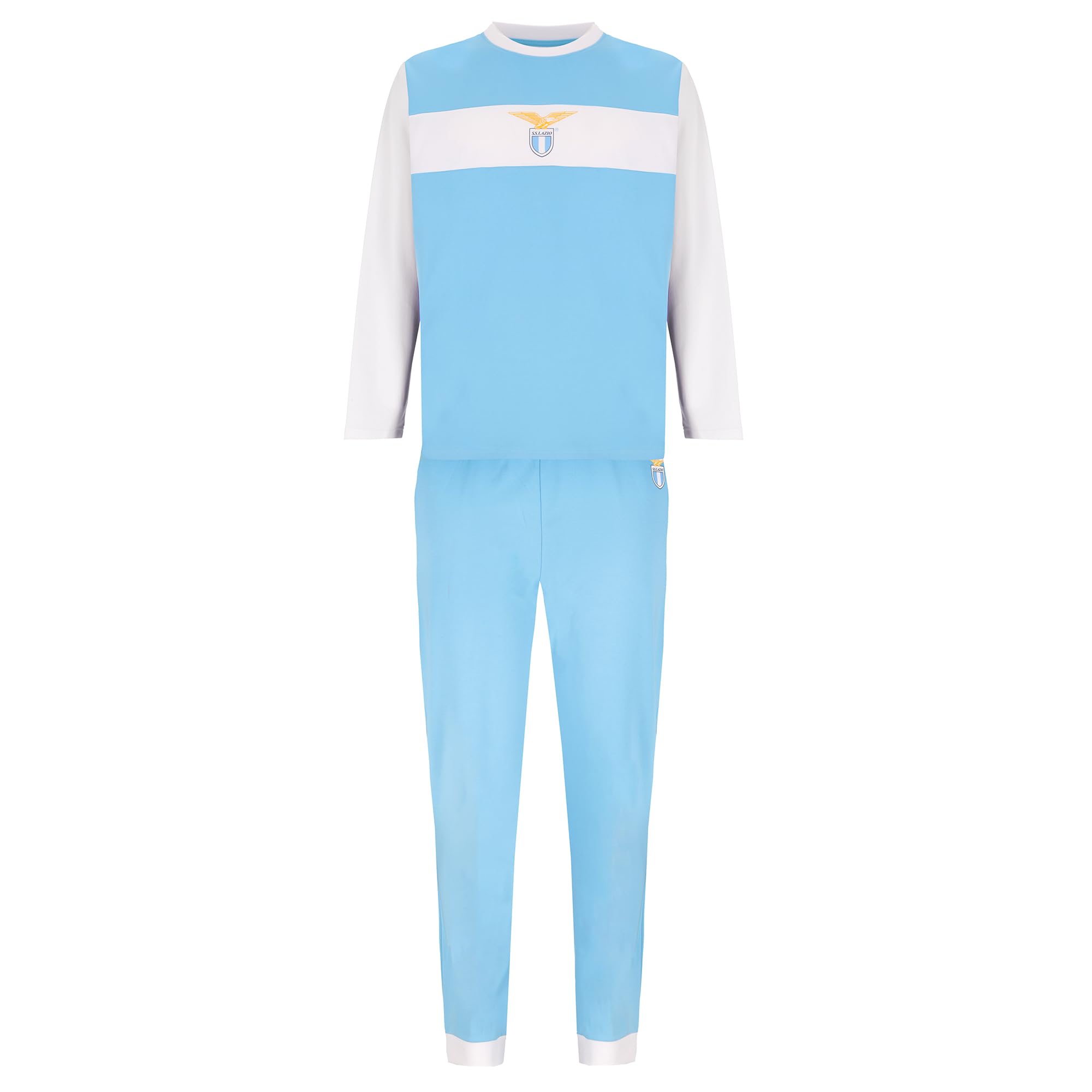 SS Lazio Pigiama Manica Lunga Adulto Set di Pigiama Unisex - Adulto