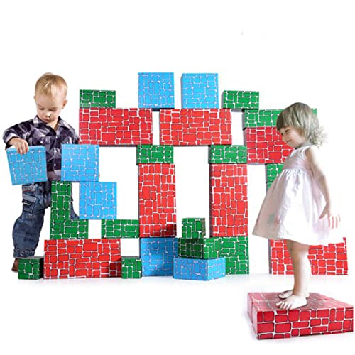 Deluxe Jumbo Cardboard Blocks 40 pc Building Set