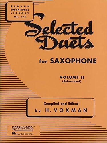 Selected Duets for Saxophone: Advanced (2) (Rubank Educational Library)
