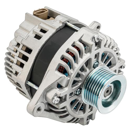 Image of PHILTOP Alternator Compatible With 2017-2021 Armada, 2014-2022 QX80, 2011-2013 QX56, 2018-2021 NV3500 /NV2500 5.6L(150 Amp) 11544N 12V CW 7-Groove Pulley | 2011-2013 QX56, 2018-2021 NV3500 /NV2500 5.6L 150 Amp 11544N 12V CW 7-Groove Pulley