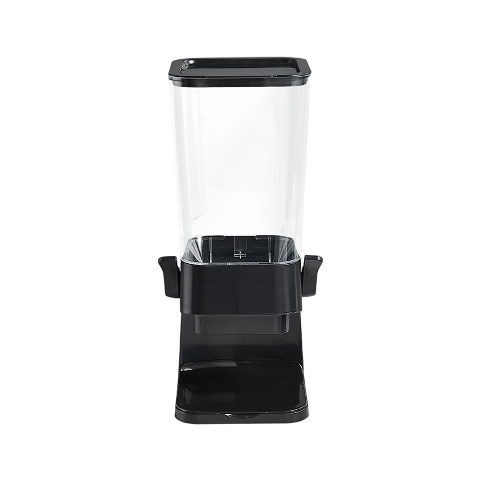 Buxuaaaa Black 5.5L Large Capacity Food Storage Container Clear Airtights Dry Goods Organizers For Kitchen Supplies Large Capacity Particle Storage Jar