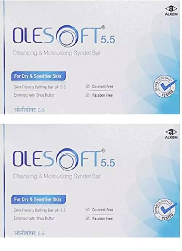5.5 Cleansing & Moisturizing Syndet Bar 75gm(R)-Pack of 2