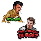 Trailer Park Boys Ricky Sticker Pack (2 Pack) Atodaso &amp; Two Turnips in Heat, Official Trailer Park Boys Merchandise, Trailer Park Boys Merch, Stickers for Men